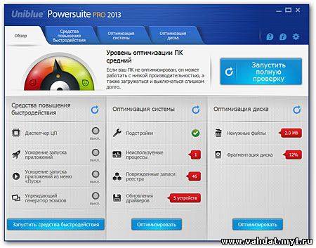 Uniblue PowerSuite PRO 2013 4.1.1.5 (2012) Final